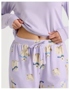PJ Club Pyjama Set in Winter Bears Print