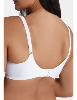 Playtex Comfort Revolution Swirl Wire-Free Bra in White
