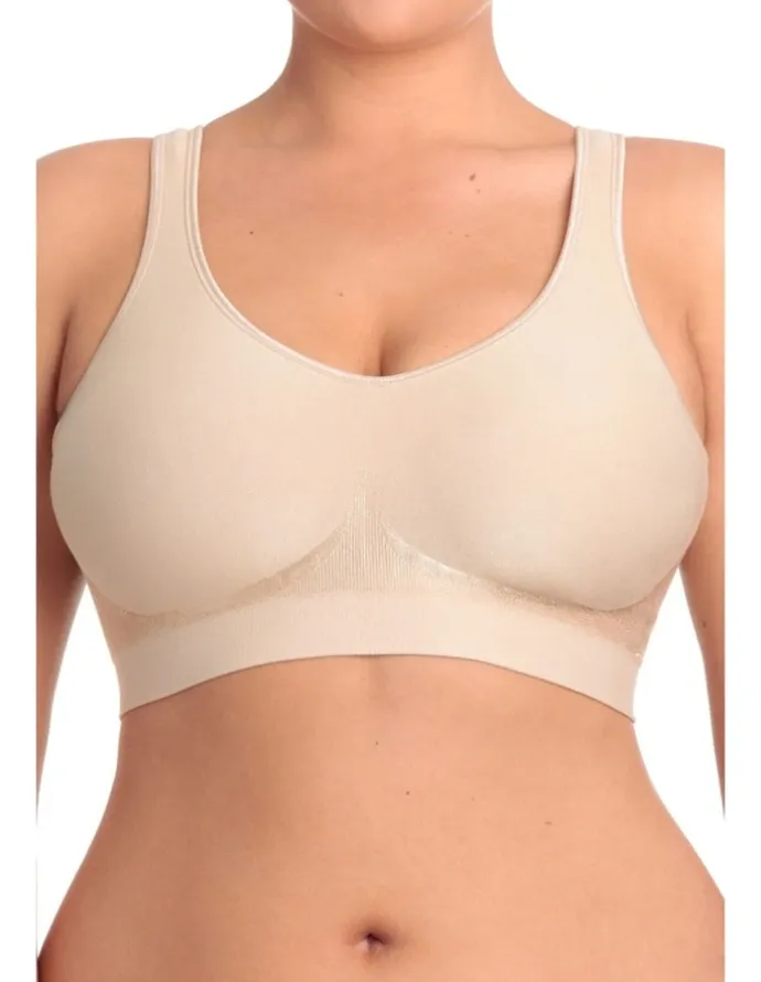 Playtex Comfort Revolution Wirefree Bra in Beige