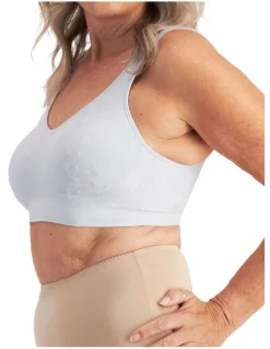 Playtex Comfort Revolution Contour Wirefree Bra in Blue Oyster