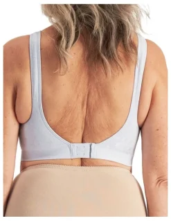 Playtex Comfort Revolution Contour Wirefree Bra in Blue Oyster