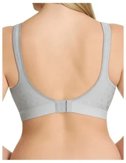 Playtex Play Comfort Revolution Dot Wirefree Bra in Grey