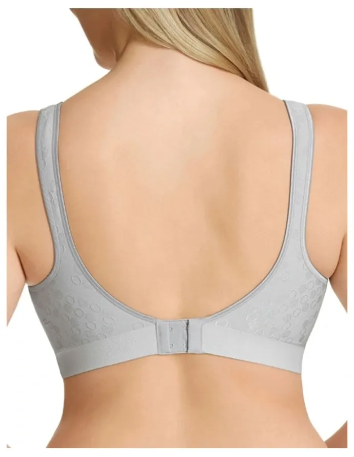 Playtex Play Comfort Revolution Dot Wirefree Bra in Grey