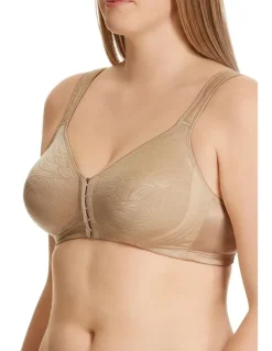 Playtex Posture Front Close Bra in Beige