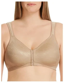 Playtex Posture Front Close Bra in Beige