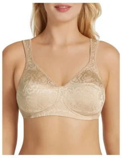 Playtex Ultimate Lift & Support Wirefree Bra in Beige