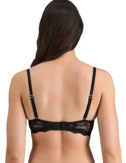 Pleasure State Lace 200% Boost Push Up Plunge Bra in Black
