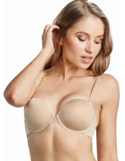 Pleasure State My Fit FMO Smooth Strapless Bra in Frappe