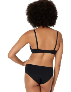 Pleasure State My Fit FMO Smooth Graduated Plunge Bra in Black