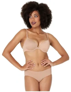 Pleasure State My Fit FMO Graduated Smooth Plunge Bra in Frappe
