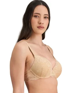 Pleasure State My Fit Lace DD-G Non Boost Contour Plunge Bra in Frappe