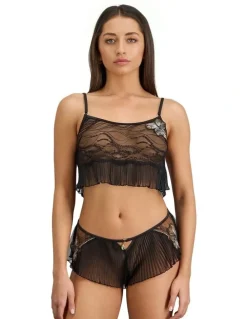 Pleasure State Oasis Glow Camisole in Black