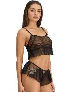 Pleasure State Oasis Glow Camisole in Black