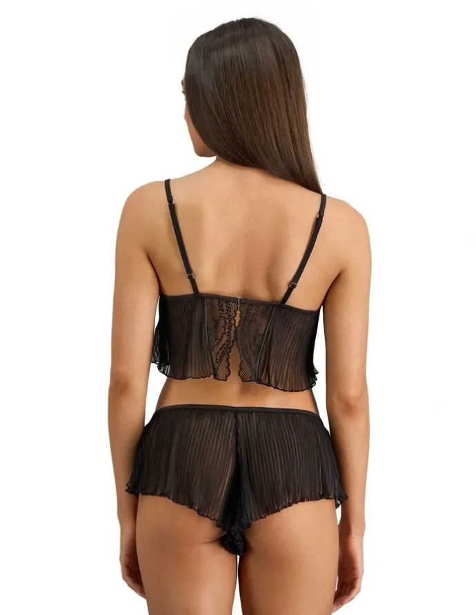 Pleasure State Oasis Glow Camisole in Black
