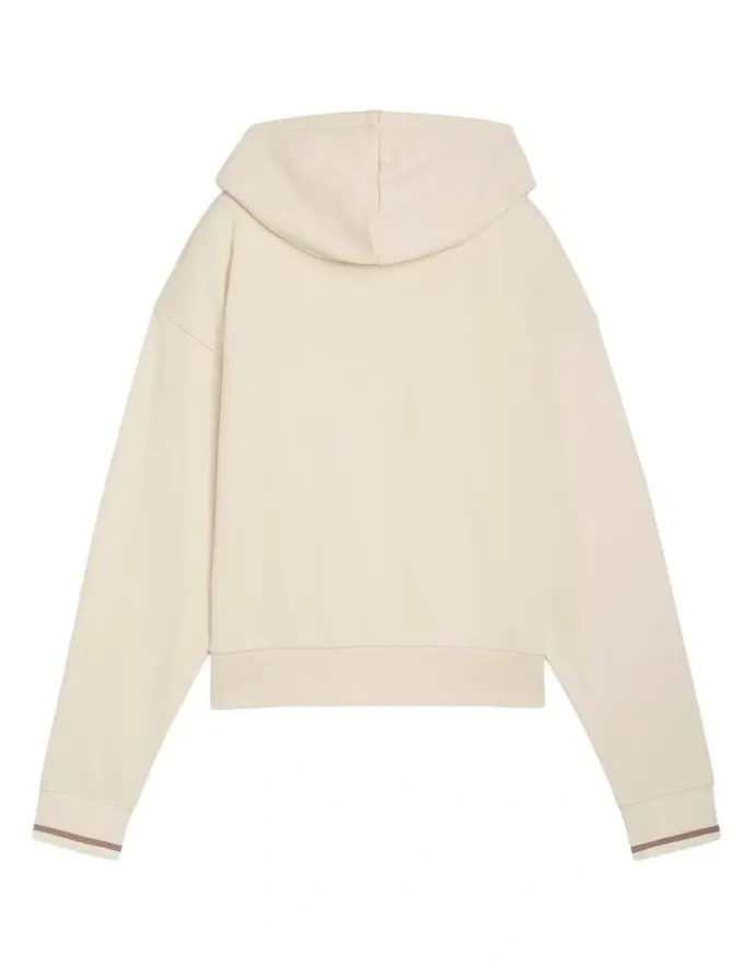 Puma Class Full-Zip Hoodie in Cream