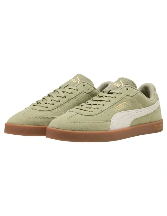 Puma Club II Era Suede Sneaker in Green