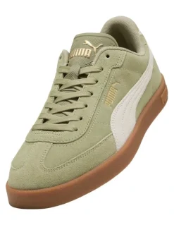 Puma Club II Era Suede Sneaker in Green