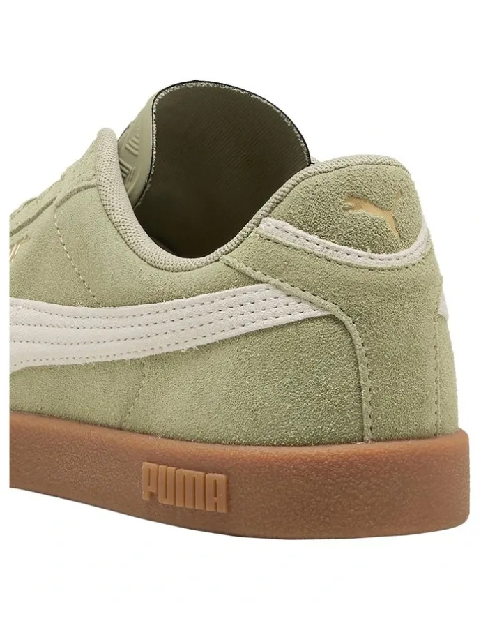 Puma Club II Era Suede Sneaker in Green