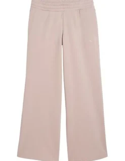 Puma Ess Cat Standard Wide Leg Pant in Brown