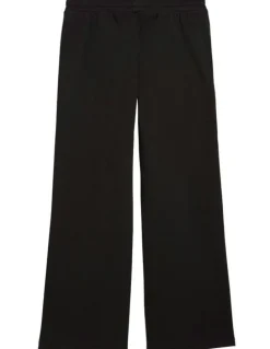 Puma Ess Cat Standard Wide Leg Pant in Black