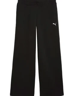 Puma Ess Cat Standard Wide Leg Pant in Black