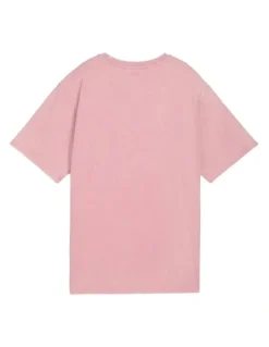 Puma Ess Elevated Wash Tee in Pink