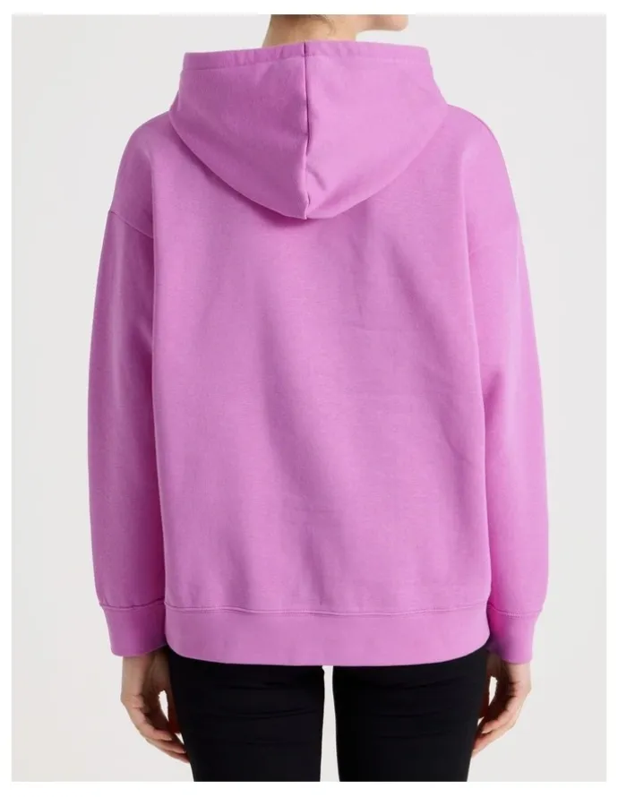 Puma Essentials Cat Logo Hoodie in Mauve Pop