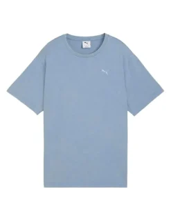 Puma Essentials Elevated Wash Tee in Blue