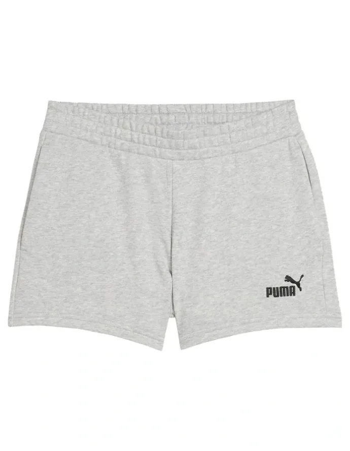 Puma Essentials Small No. 1 Logo Shorts in Grey