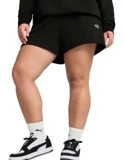Puma Essentials Small No. 1 Logo Shorts in Black
