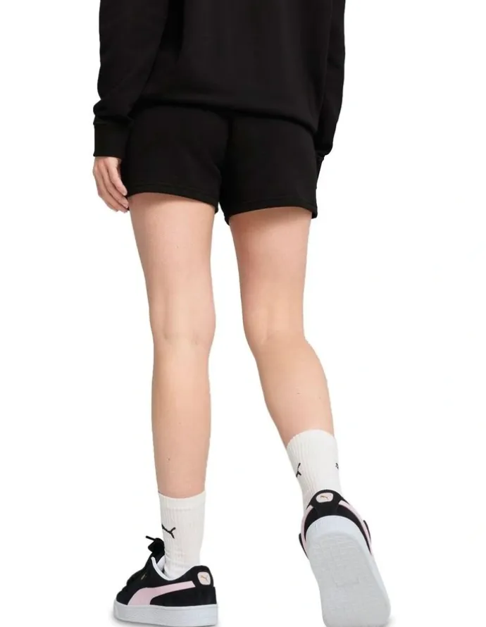 Puma Essentials Small No. 1 Logo Shorts in Black