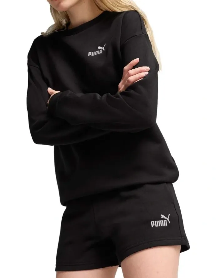Puma Essentials Small No. 1 Logo Shorts in Black