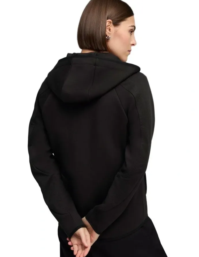 Puma Evostripe Full-Zip Hoodie Dk in Black