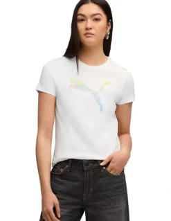 Puma Graphic Tee in White