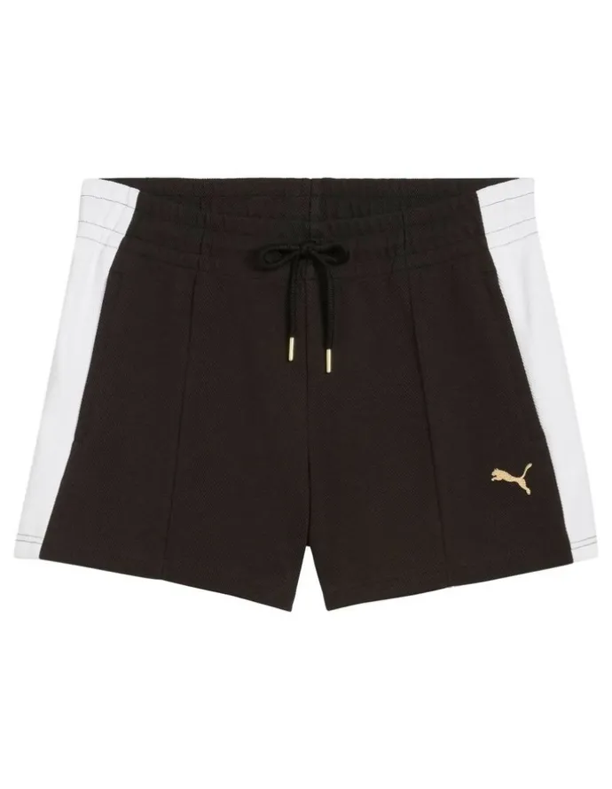 Puma T7 Pintuck Shorts 4 in Puma Back
