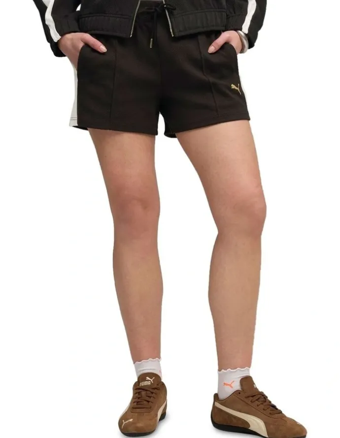 Puma T7 Pintuck Shorts 4 in Puma Back