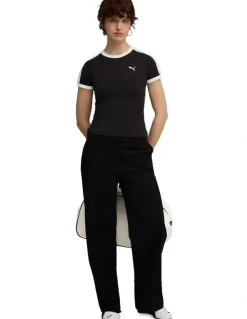 Puma T7 Slim Tee in Black