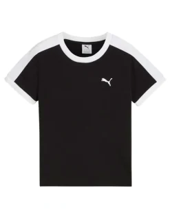 Puma T7 Slim Tee in Black