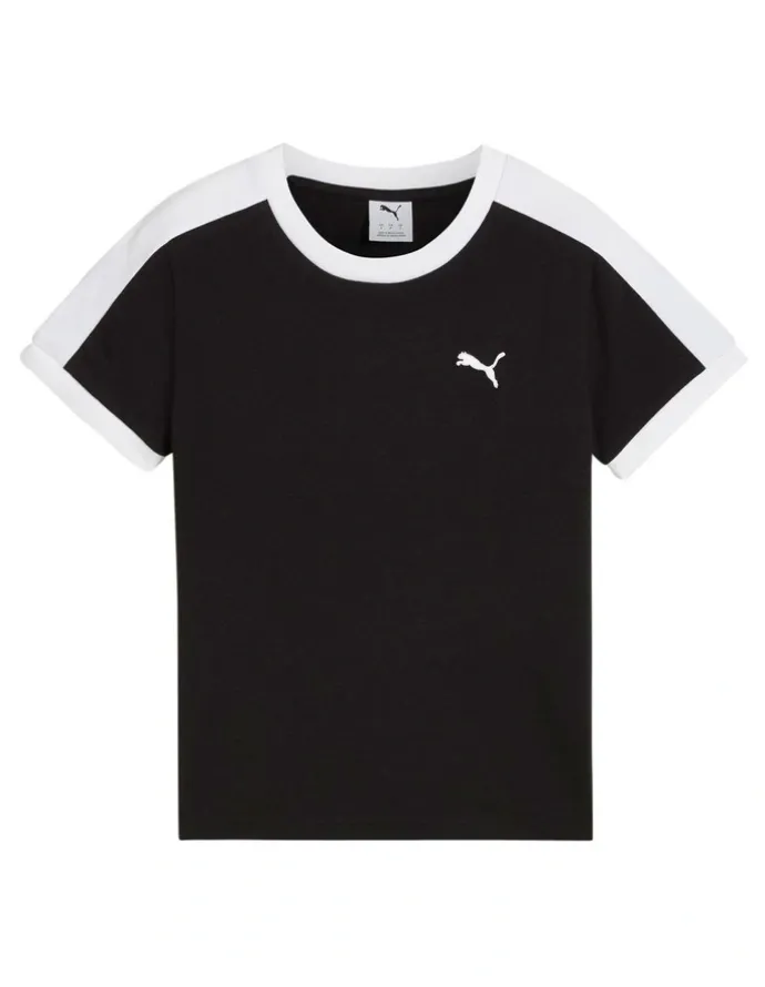 Puma T7 Slim Tee in Black