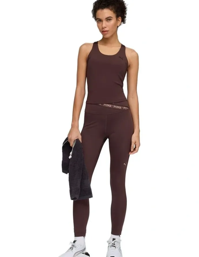 Puma Tad Essential 2 In 1 Tank in Brown
