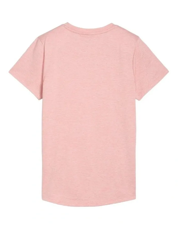 Puma Tad Essential Heather Tee in Pink
