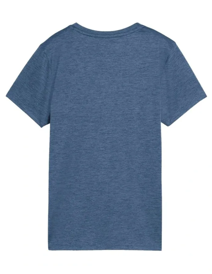 Puma Tad Essential Heather Tee in Blue