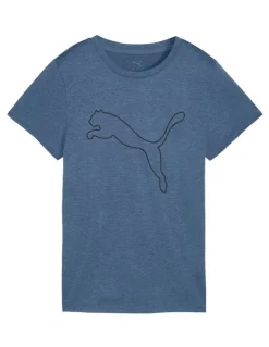 Puma Tad Essential Heather Tee in Blue