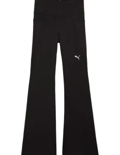 Puma Tad Essentiall High Waist Bootcut Pant in Black