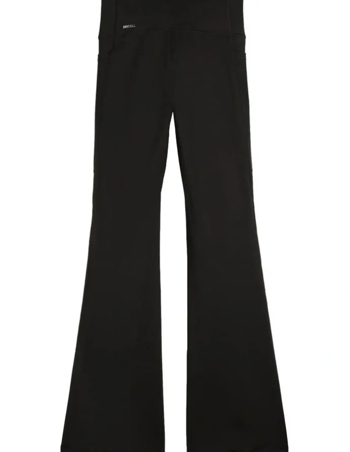 Puma Tad Essentiall High Waist Bootcut Pant in Black