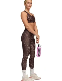 Puma Tad Essentials Spotted High Waist 7/8 Tight in Brown
