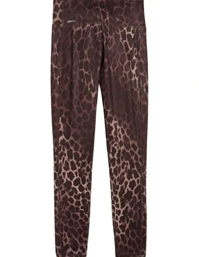 Puma Tad Essentials Spotted High Waist 7/8 Tight in Brown