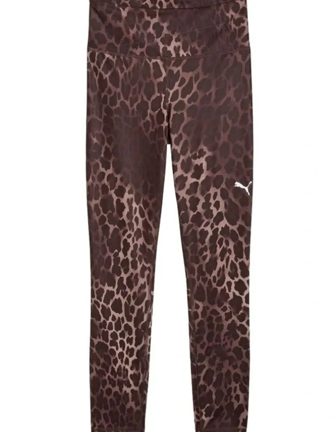 Puma Tad Essentials Spotted High Waist 7/8 Tight in Brown