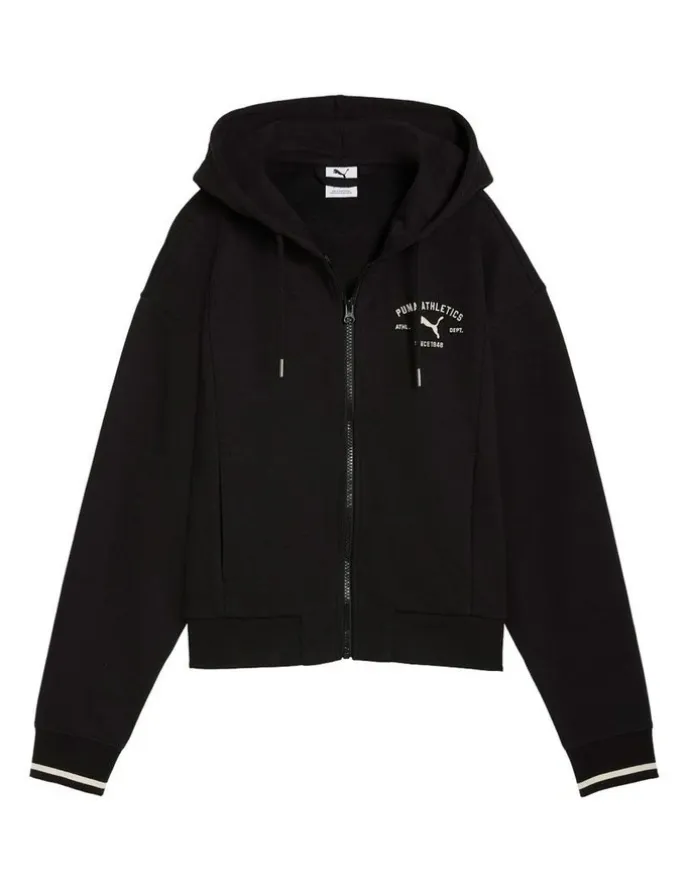 Puma Class Full-Zip Hoodie in Black