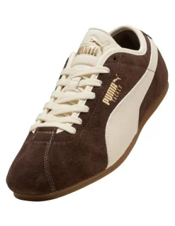 Puma Tackle Sneakers Unisex in Chocolate and White